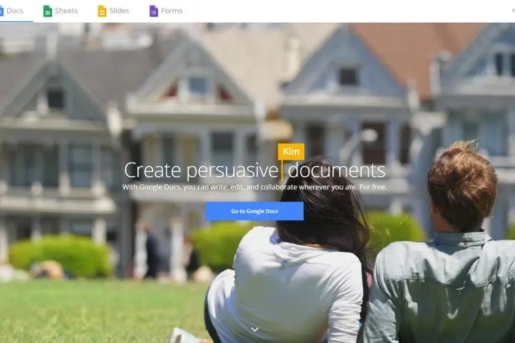 Google Docs, Sheets, Slides