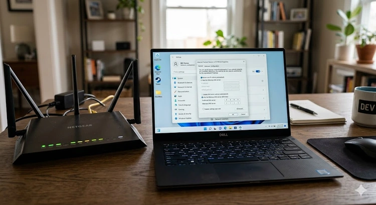 How to find WiFi password on Windows — Network and Sharing Center showing security key