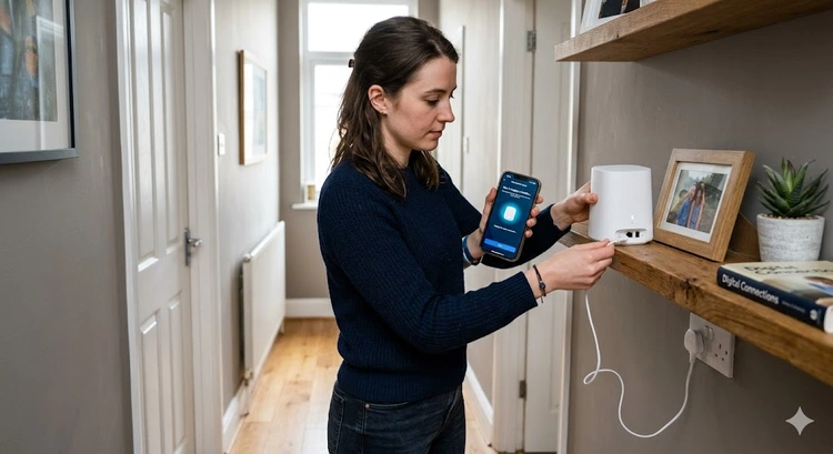 how to set up mesh wifi with multiple nodes placed throughout a home