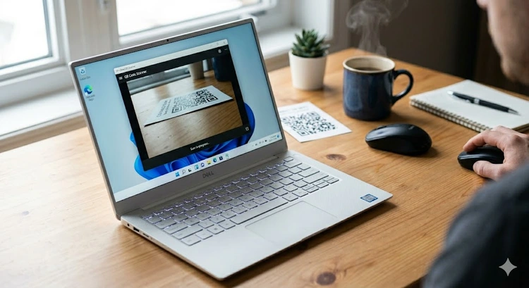 How to scan QR codes on a Windows PC using the built-in Camera app and browser tools