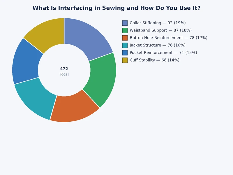 chart comparing sewing interfacing types by weight grain and heat requirements