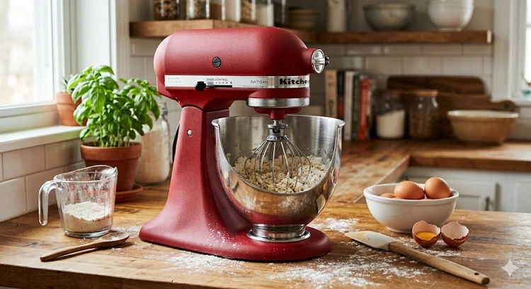 Stand mixer on kitchen counter — stand mixer buying guide for choosing the right model