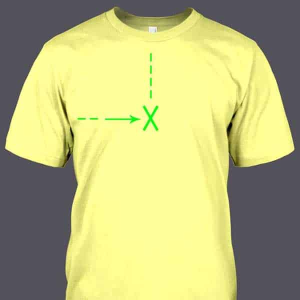 Correct-HTV-Placement Correct HTV Placement