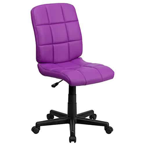 Flash-Furniture-Mid-Back-Purple-Quilted-Task-Office-Chair Flash Furniture Mid-Back Purple Quilted Task Office Chair
